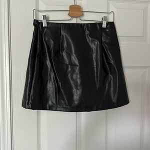 Abercrombie leather skort
